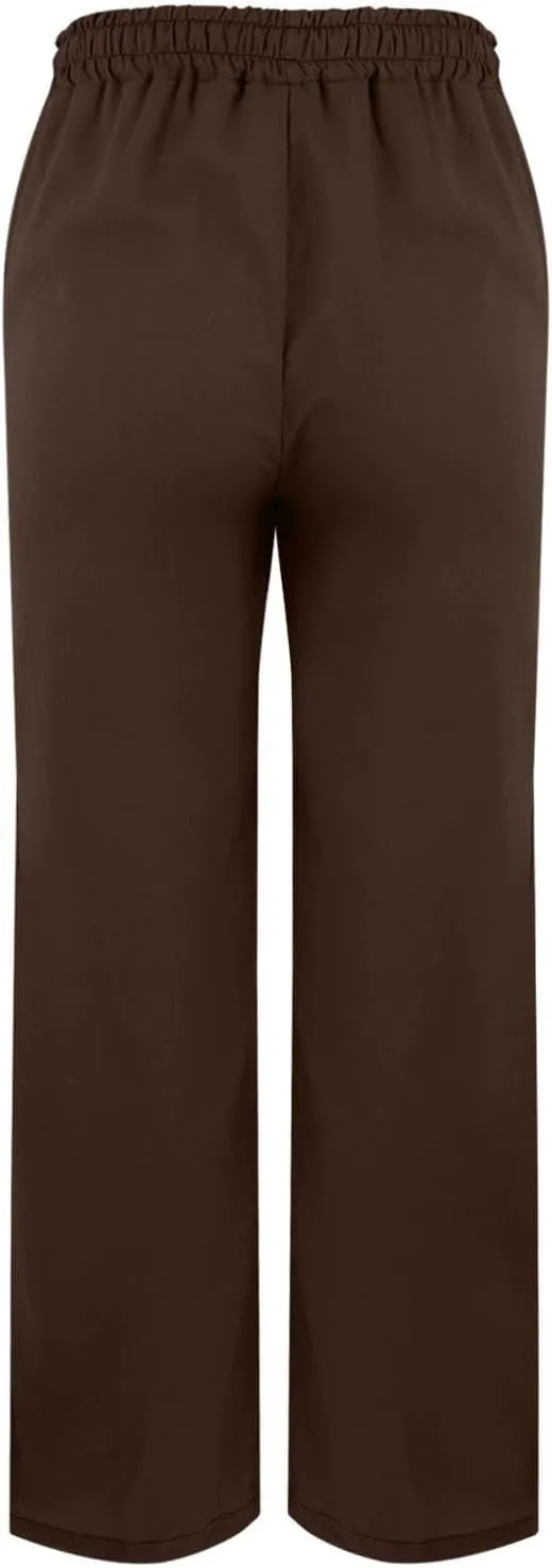 Womens Casual Cotton Linen Pants Lightweight Summer Relax Fit Plus Size Solid Lounge Long Trousers 2025