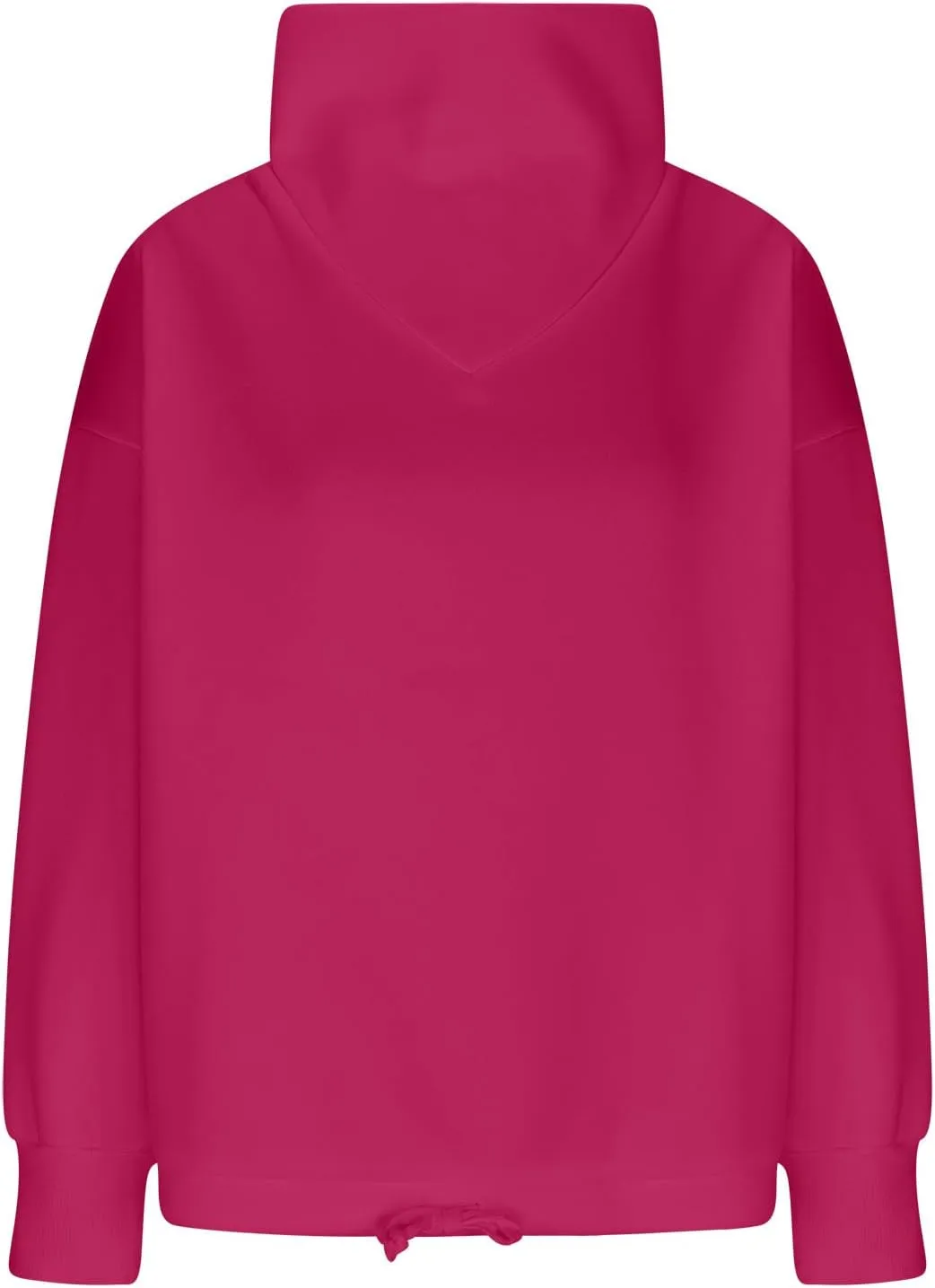Womens Cowl Neck Sweatshirt Long Sleeve Y2K Hoodies Solid Color Loose Ual Pullover Tops 2024 Fall Winter Clothes