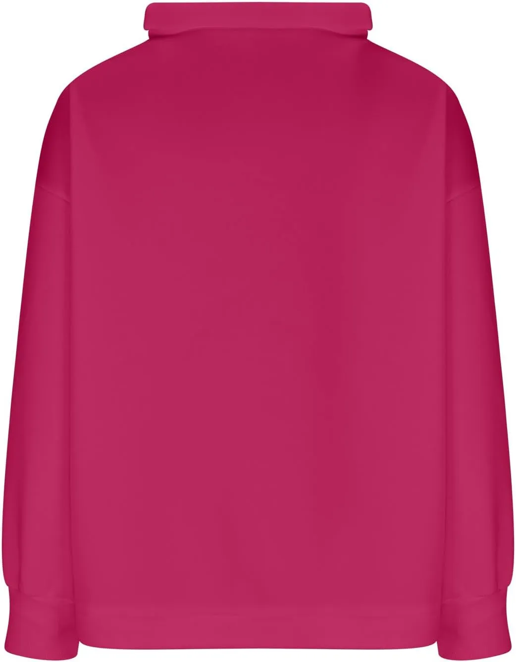 Womens Cowl Neck Sweatshirt Long Sleeve Y2K Hoodies Solid Color Loose Ual Pullover Tops 2024 Fall Winter Clothes