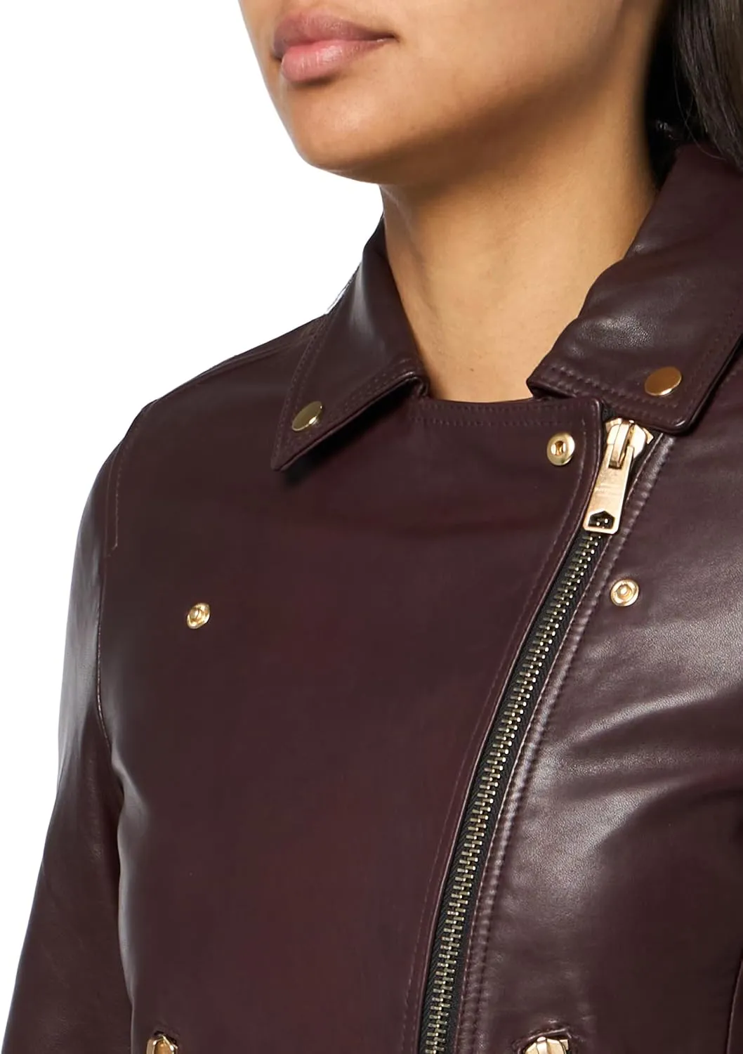 Women's Dalby Leather Biker Jacket