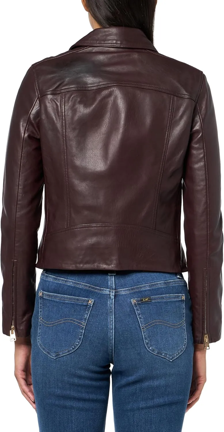 Women's Dalby Leather Biker Jacket