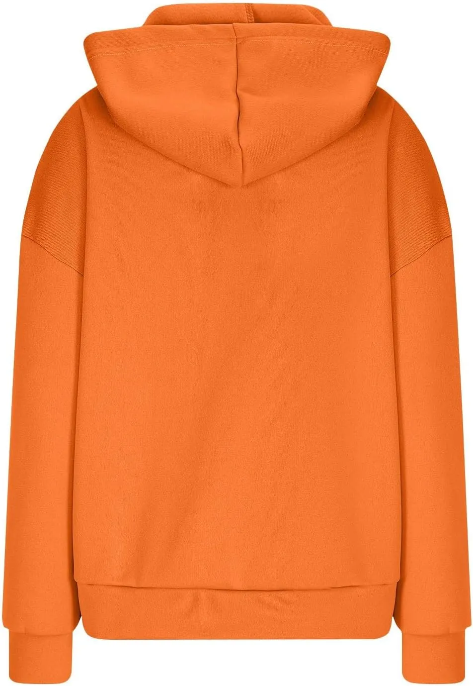 Womens Fleece Y2K Hoodie Baggy Casual Cotton Oversized Sweatshirt Drop Shoulder Lightweight Pullover Tops Winter Coat