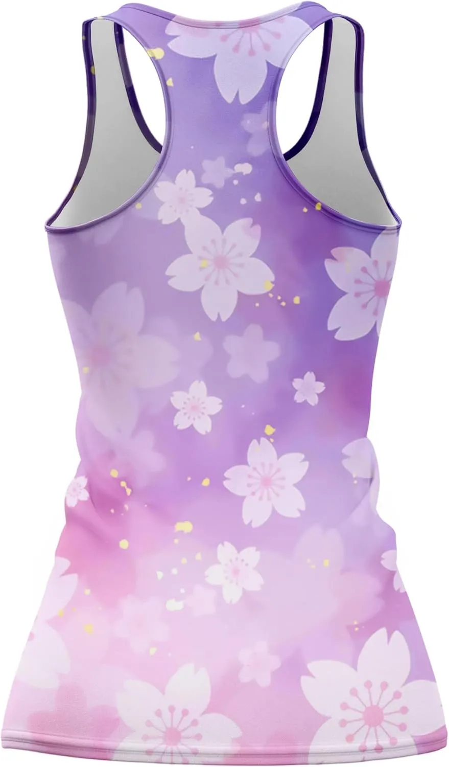 Womens Graphic Tank Tops Racerback Sleeveless Summer Donut Print Top Rainbow Workout Shirt