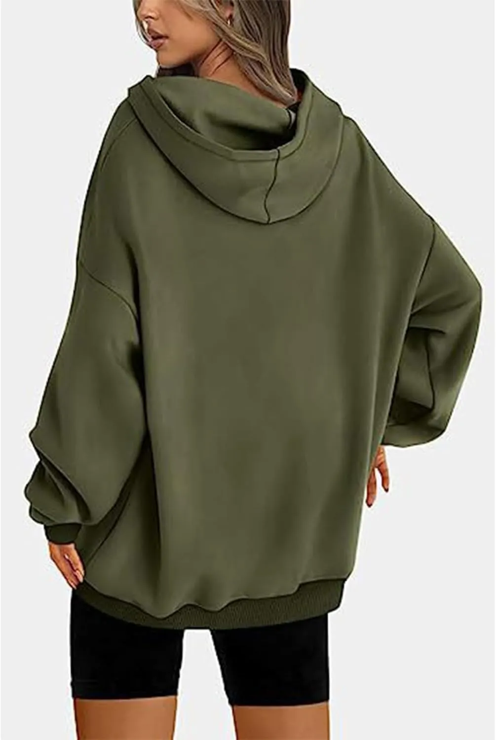 Womens Oversized Hoodies Fleece Sweatshirts 2024 Long Sleeve Pullover Sweaters Clothes with Pockets