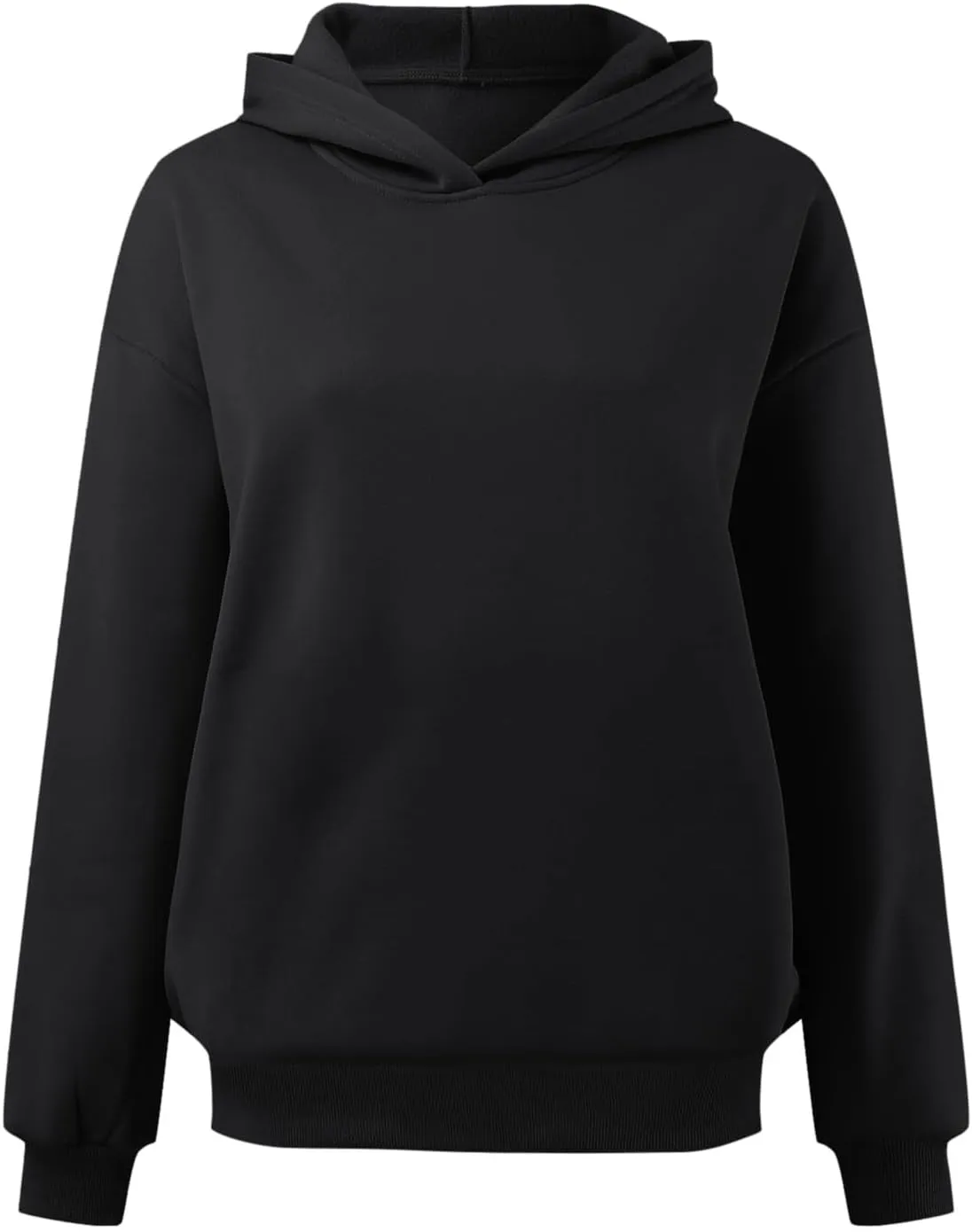 Womens Oversized Hoodies Fleece Sweatshirts Long Sleeve Pullover Sweaters Fall Outfits with Pocket