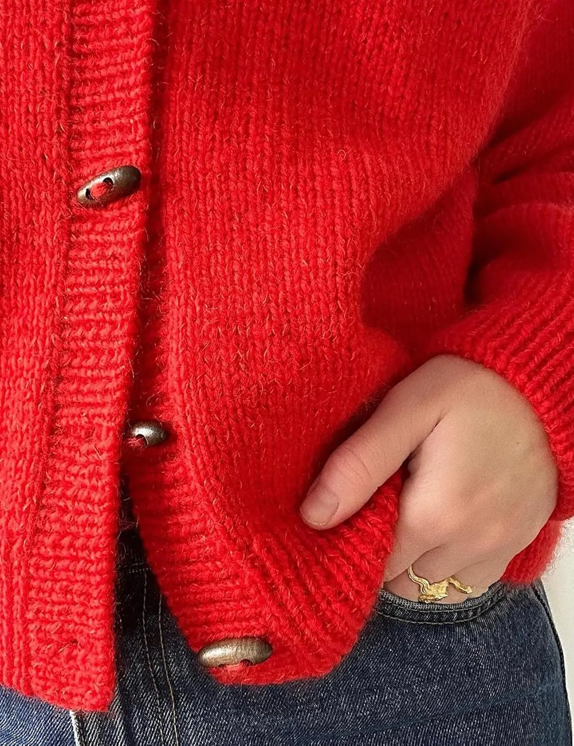 Yimoon Womens Cropped Cardigan Sweater Button Down Long Sleeve Chunky Knit Sweater Winter Loose Casual Outerwear